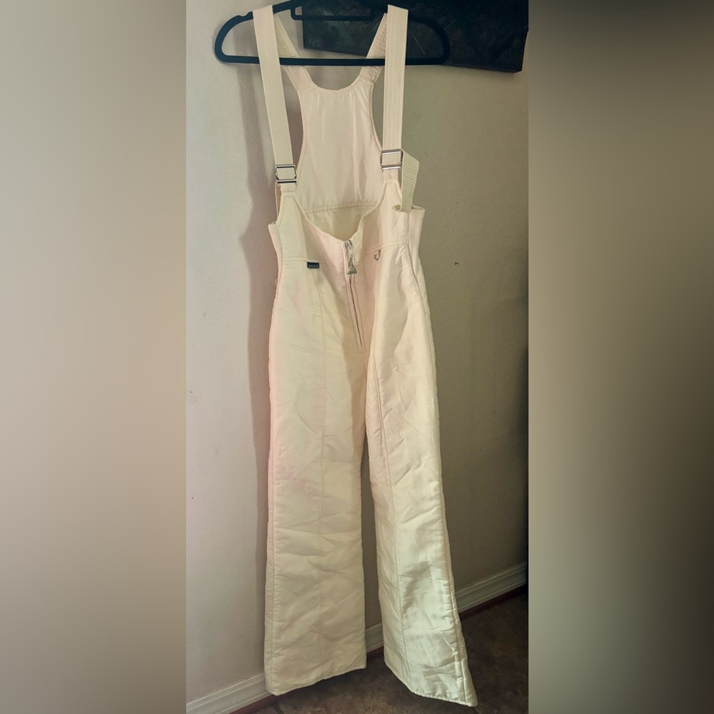Snuggler Cream Wide Leg teen insulated snow pants